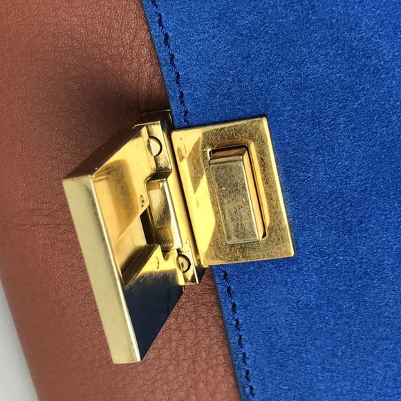 Authentic Celine Tri-coloured trapeze bag - Picture 10 of 16